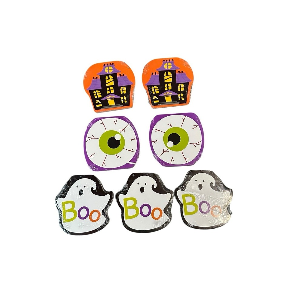 halloween mini notepads party bag gifts novelty 60 sheets SET OF 7